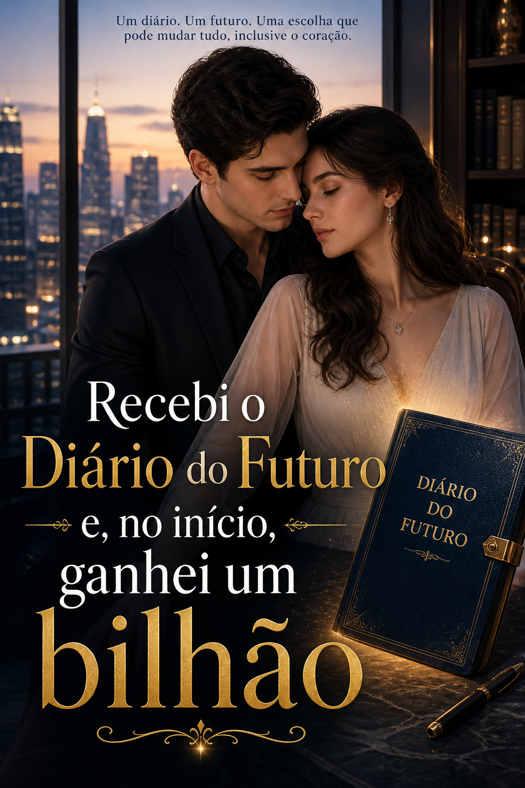 Recebi o Diário do Futuro e, no início, ganhei um bilhão