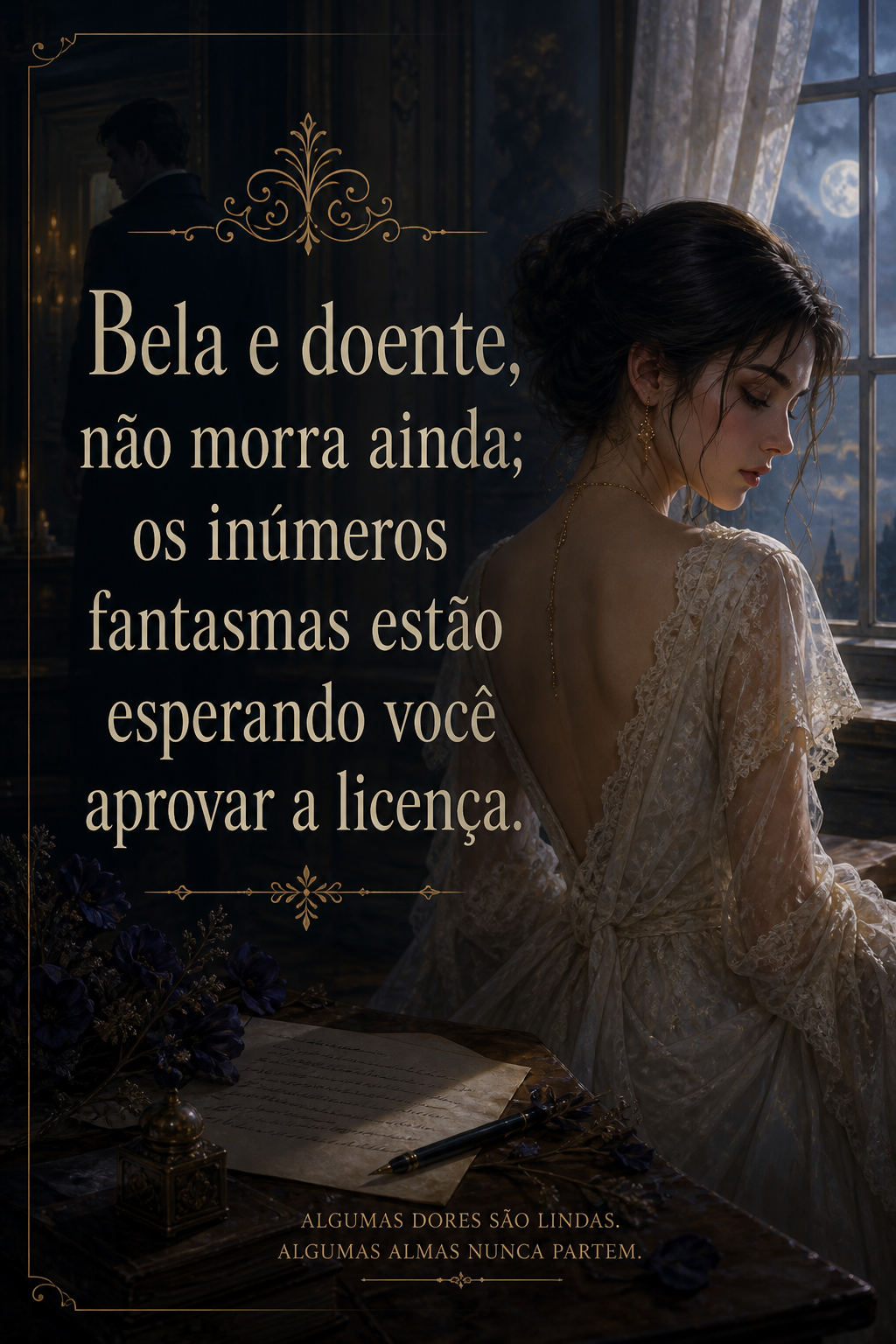 Bela e doente, não morra ainda; os inúmeros fantasmas estão esperando você aprovar a licença.